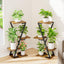Soporte iluminado para plantas 32pulg 6 niveles sala