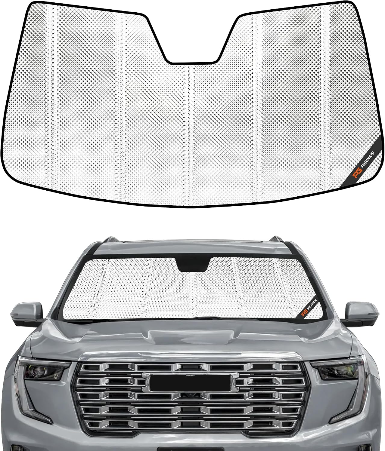 Parasol parabrisas GMC Acadia 17-23 aluminio reflectante