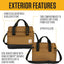 Hielera Carhartt aislada 2 comp. con bolsillo camping