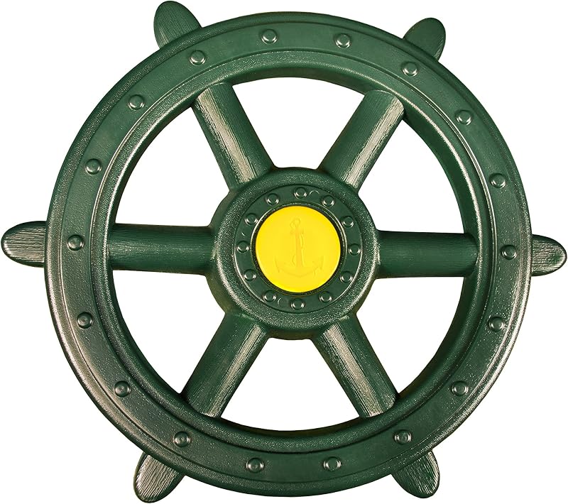 Rueda grande para buques con columpio 18.5pulg color verde