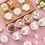 200 Forros Cupcakes Diseño Floral Cruz Bautizo Comunión