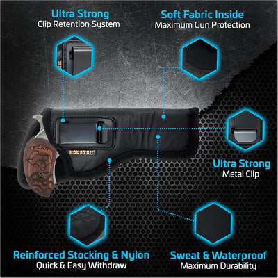 Fundas derringer .45/.410 6pulg impermeable