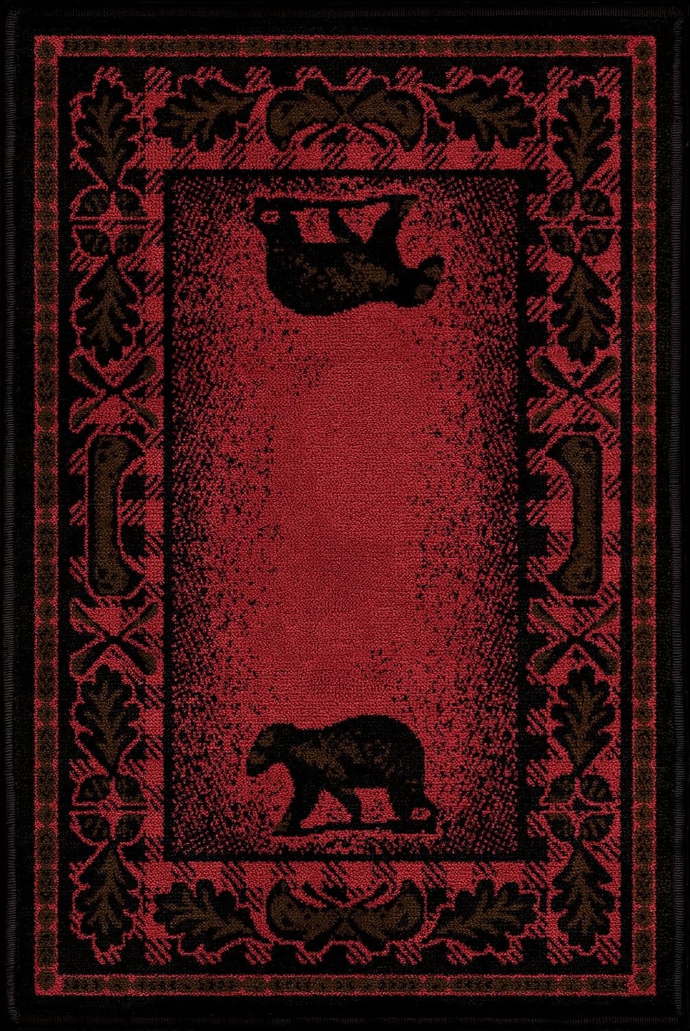 Alfombra oso caminar 2ft3" x 3ft3" color claro