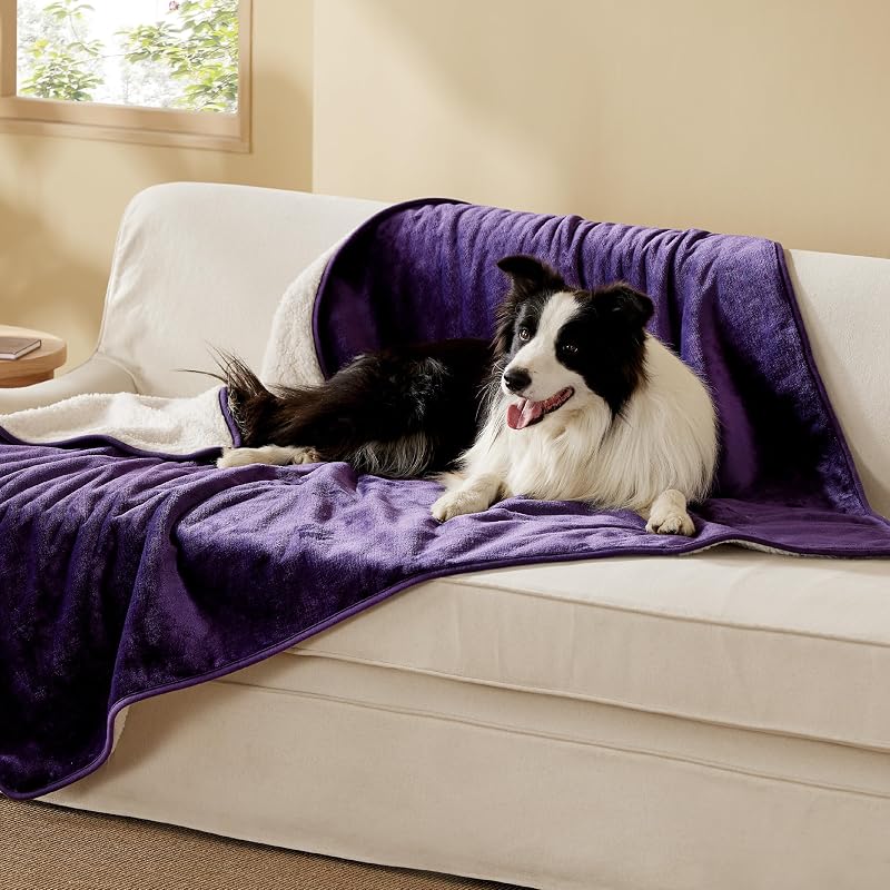 Manta impermeable para perros y gatos felpa suave