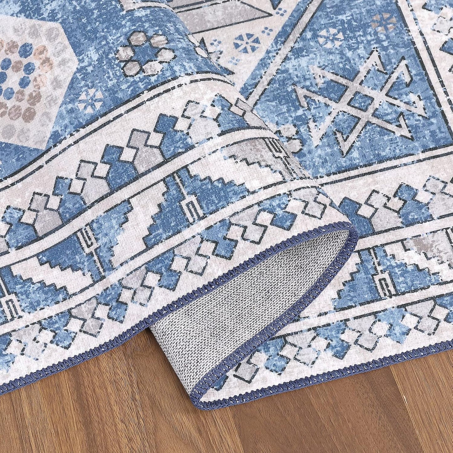 Alfombra pasillo 2x6ft lavable antiderrap vintage