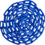 Cadena seguridad plástico azul 2" x100 ft resistente UV