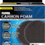 Filtro espuma carbono acuario pack 2 blanco