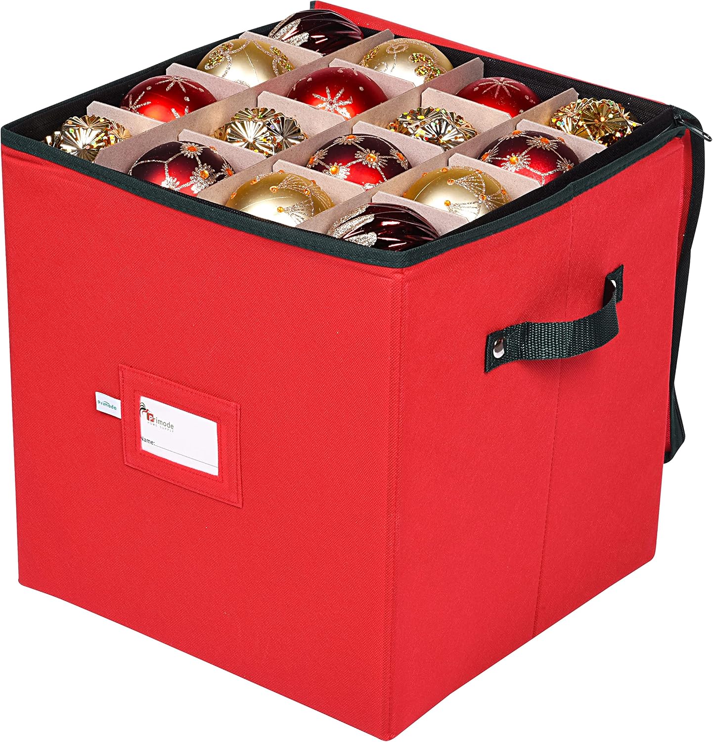 Caja almacenamiento bolas navideñas 4 capas Oxford 600D