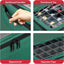 Caja almacenamiento 48 compartimentos con cremallera verde