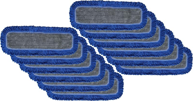 Almohadillas microfibra mopa 48pulg flecos pack 12