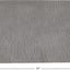 Alfombra baño piel sintética 21x34pulg antiderrap gris