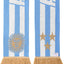 Bufanda punto fútbol argentina rayas unisex