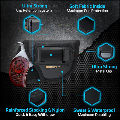 Fundas ocultas pistola cintura cuero ecológico Bond Arms Rowdy