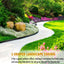 Borde jardín 4x100pulg negro 90 púas anclaje