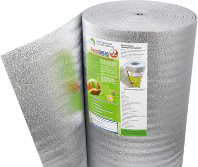 Rollo aislamiento reflectante 1/4pulg 16x50pies con espuma