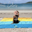 Manta Eco-Beach 10x9ft ligera reciclada resistente arena