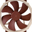 Ventilador silencioso 4 pines 5.512pulg marrón