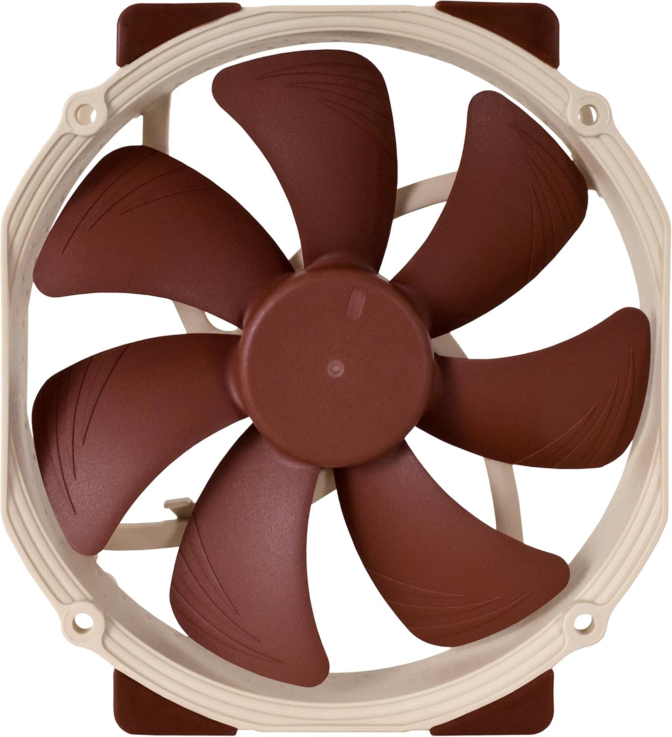 Ventilador silencioso 4 pines 5.512pulg marrón