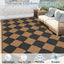 Alfombra exterior impermeable 9x12ft reversible camping