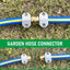 Juego 4 pzas reparador manguera 5/8 y 3/4 pulg aluminio