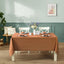 Mantel rectangular algodón punto vainica 60x120pulg color liso