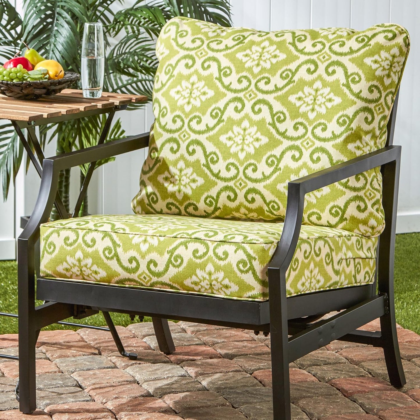 2 Pzas Cojines Asiento Profundo Exteriores Aguacate