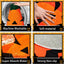 Alfombra baño Halloween calabaza microfibra antideslizante