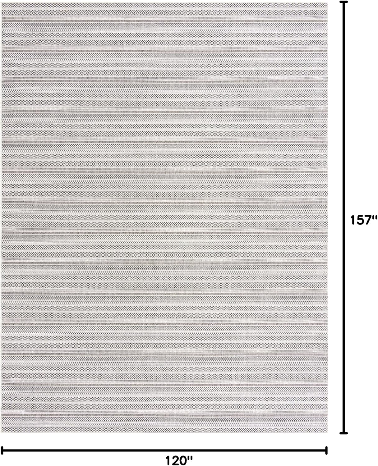 Alfombra área Maia 10x13pulg Beige/Marfil