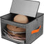 Caja almacenamiento sombreros tapa a prueba polvo viaje