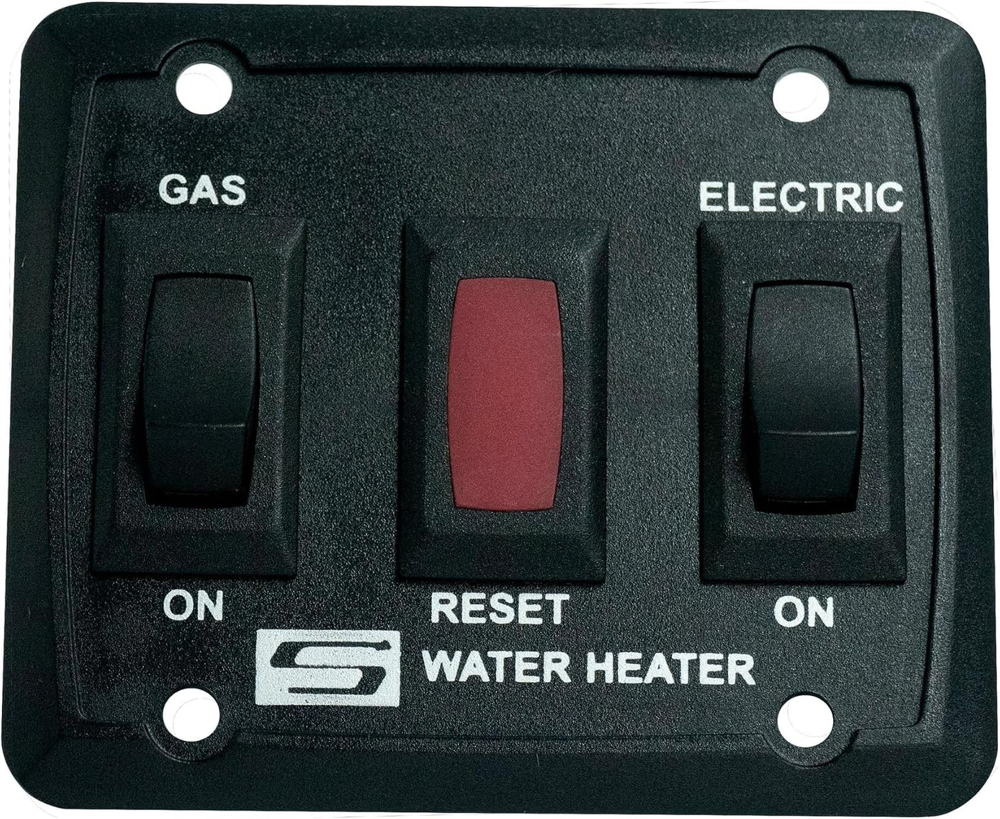 Interruptor pared ON/OFF calentador agua RV negro