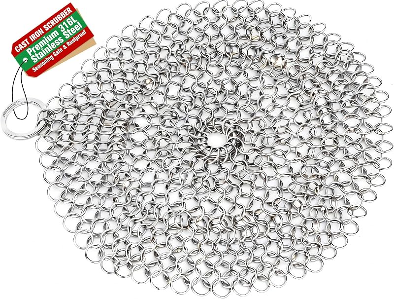 Limpiador acero inox 316L para sartén y parrilla