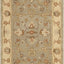 Alfombra lana oriental hecha a mano 2x3ft gris claro