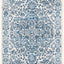 Alfombra sala entrada 2x8ft color azul marino/gris claro