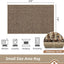 Alfombra entrada 20x32pulg antideslizante lavable absorbente