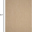 Alfombra exterior lavable 5.3x7.7ft natural y crema