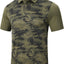 Polo deportivo hombre secado rápido camuflaje a rayas