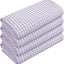 Toallas de cocina TwinY Circle Waffle 16x26 pulgadas algodón 100% set de 4 suaves absorbentes para lavar platos decorativas