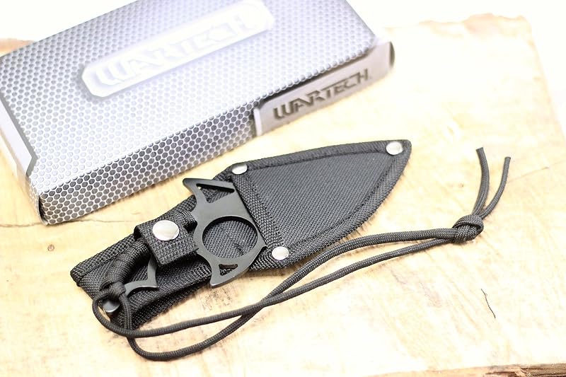 Cuchillo caza hoja fija tiburón 6pulg funda nylon