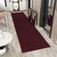 Tapete pasillo pelo raspador 2'7"x14' antiderrap rojo