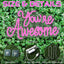 Letrero neón LED You Are Awesome rosa regulable USB