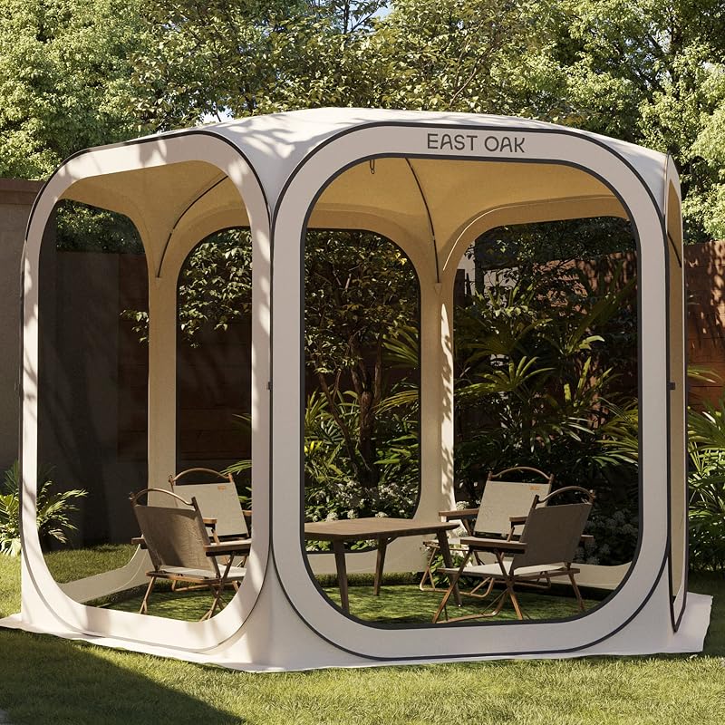 Carpa emergente 10x10ft con mosquitero para patio