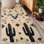 Alfombra corredor estilo occidental azteca 2x6ft hogar baño