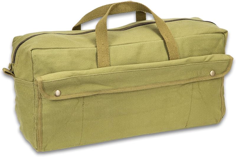 Bolsa jumbo herramientas mecánicas cierre latón verde