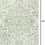 Alfombra bohemio medallón 8x10ft interior/exterior