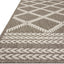Alfombra decorativa 2'2" x 3'9" color natural/marfil