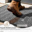 Alfombra puerta exterior 29.5x17 impermeable antiderrap