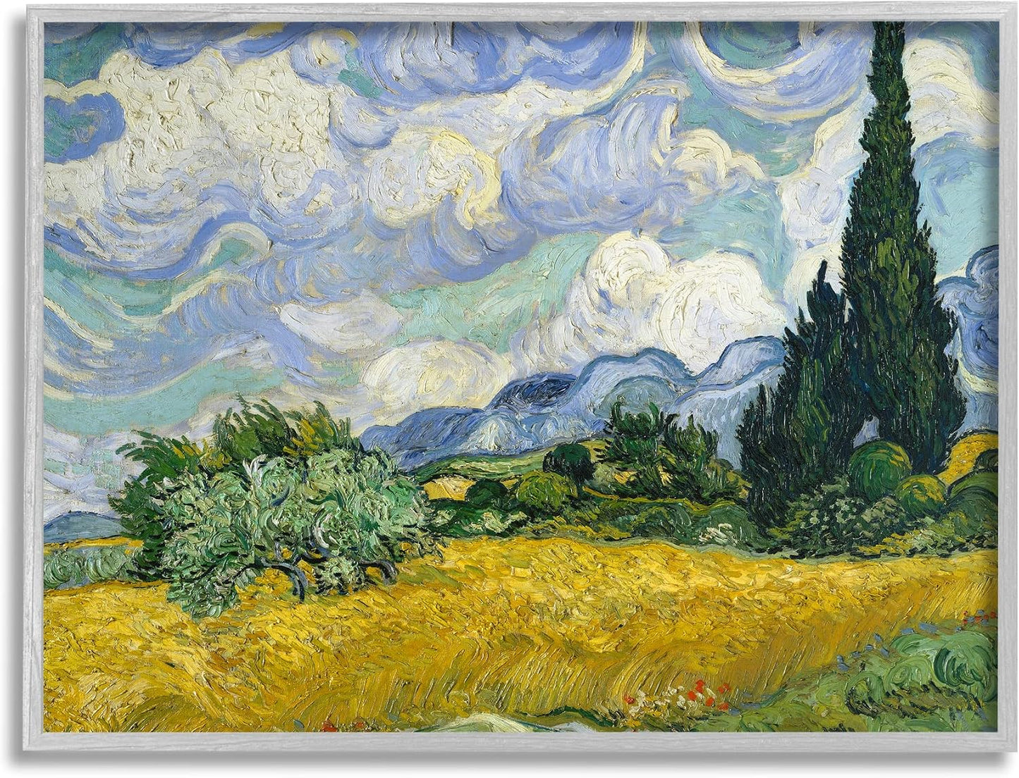 Diseño Van Gogh Campo de Trigo con Ciprés