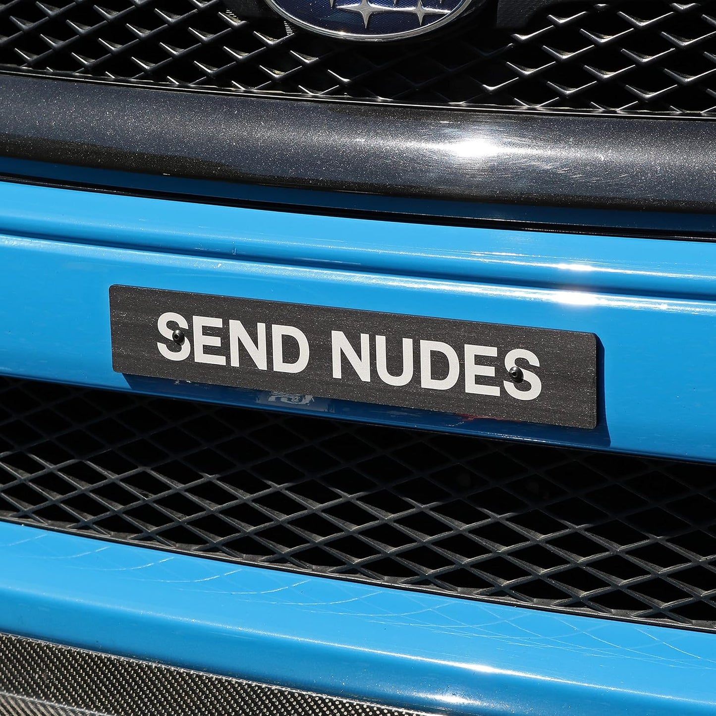 Placa matrícula comp Subaru WRX/STI/Crosstrek 2008 BRZ 2022