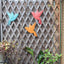 Decoración pared colibrí metal para sala dormitorio pack 3