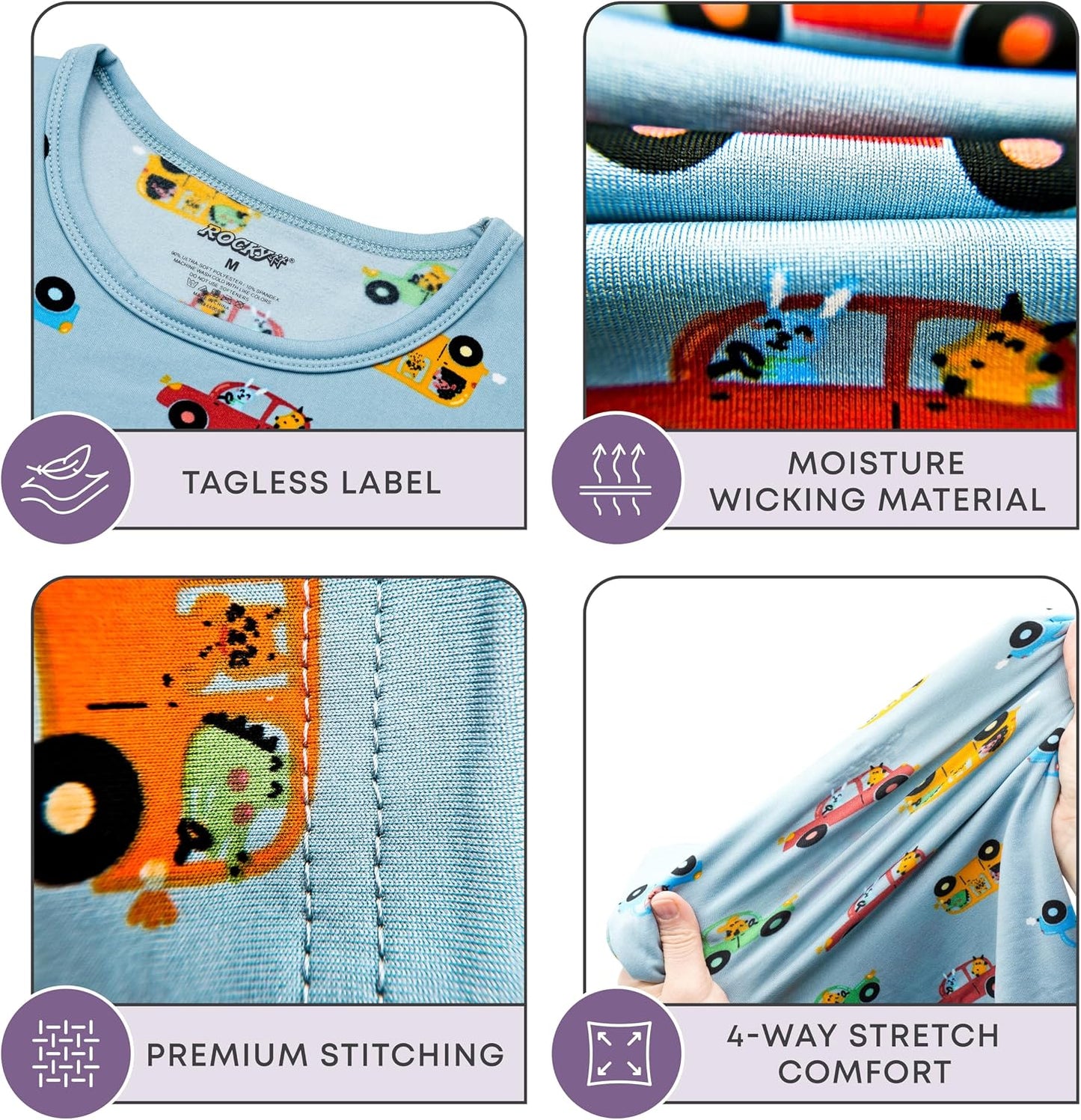 2 Pzas Ropa Interior Termal Niños Chicos para Invierno